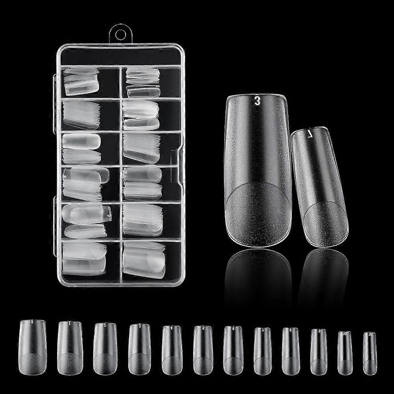 Transparent non-marking scrub wear nails fake nails manicure nails 120 pieces PP box