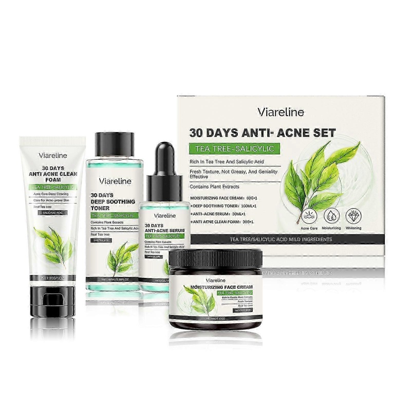 Viareline Salicylic Acid Moisturizing Care Set Moisturizing, Moisturizing, Nourishing and Gentle Skin Care pamel