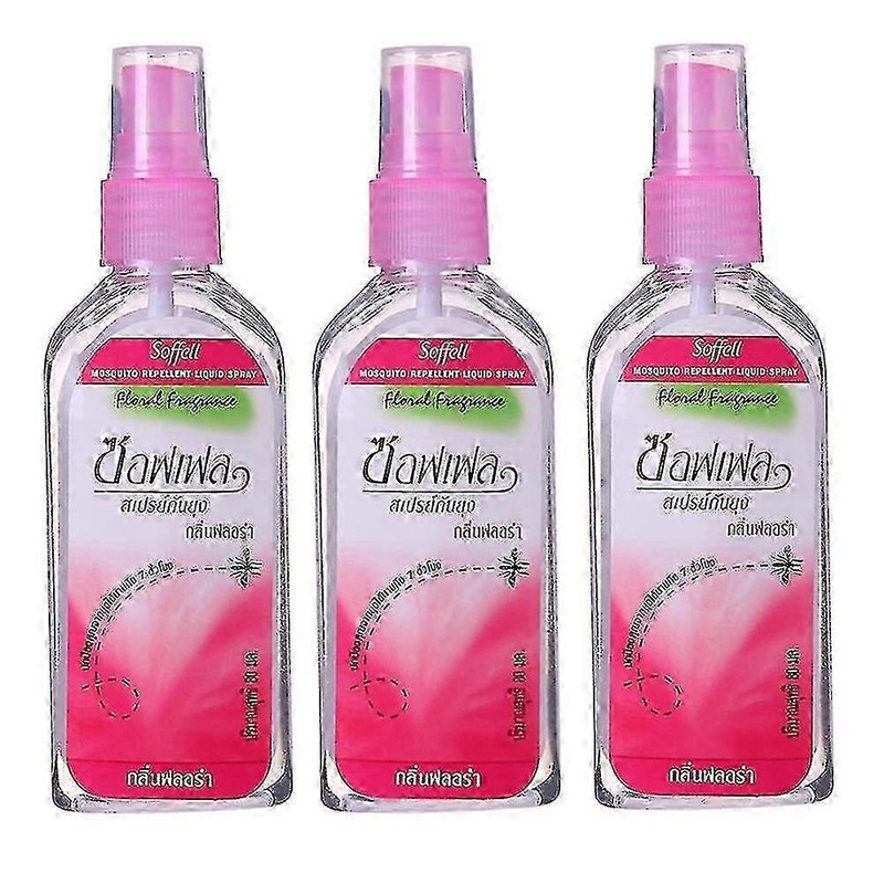 1-3x 80ml Mosquito Spray Thailand Plant Anti-mosquito Bite Swelling Itching Mosquito Repellent Liquid Spray For Body Pest Killer New - SS
