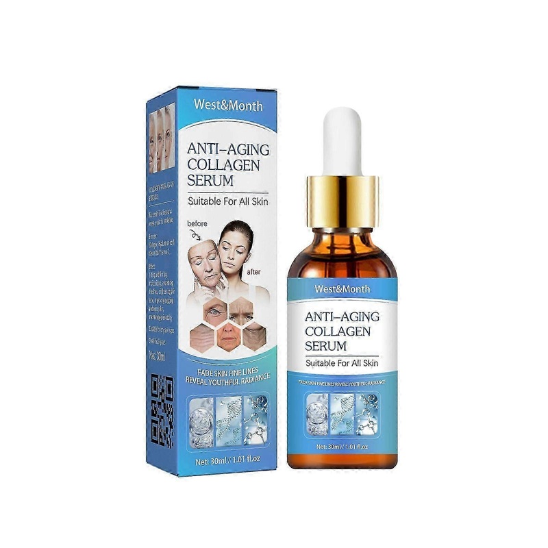 Anti-Aging Collagen Serum for Youthful Skin  Reduces Fine Lines & Wrinkles, Deeply Hydrates, Firms & Restores Elasticity, Brightens Complexion, Easy t
