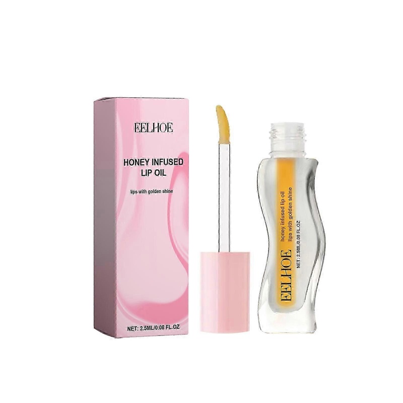 EELHOE Honey Moisturizing Lip Oil Moisturizes Lips, Fades Lip Lines, Prevent Drying and Peeling, Moisturizing Lip Oil