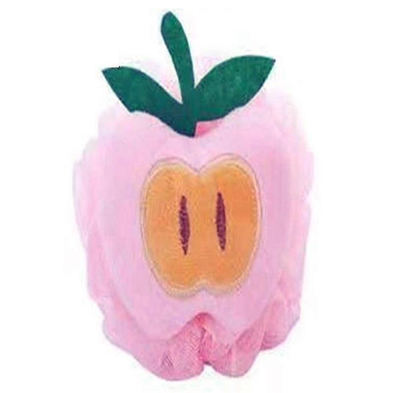 Kids Adult Soft Fruit Shape Bath Puff Shower Sponge Body Foam Wash Ball Scrub