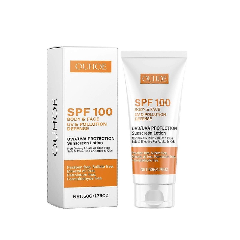 OUHOE Facial Protection Lotion Gentle protection isolation UV repair sunburn anti-wrinkle clear protective cream