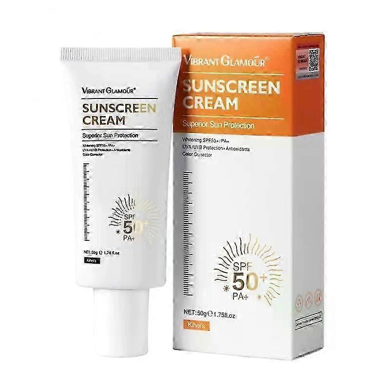 suitable for all skin types, whitening sunscreen spf50 pa+++ anti-uv moisturizing anti-aging dust isolation cream refreshing oil control