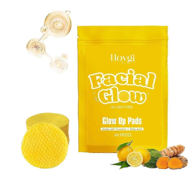 Turmeric Cleansing Pad Gently Cleanses Facial Skin, Improves Dull Skin, Cleanses, Soothes And Nourishes