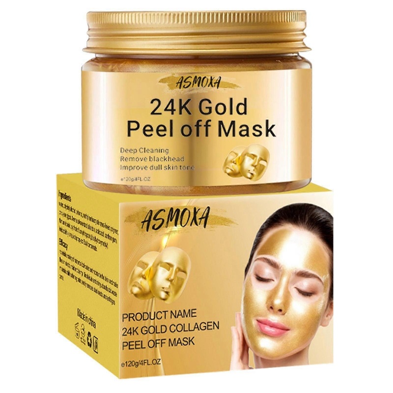 24k Gold Tearing Facial Mask Blackhead And Acne Absorbing Facial Cleansing Facial Mask
