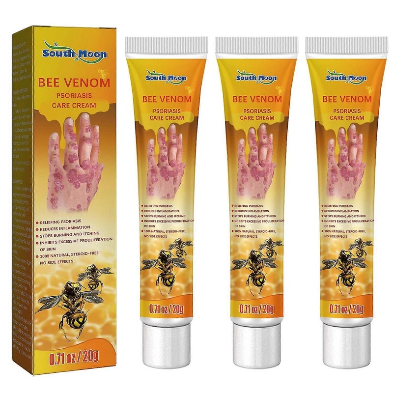 Bee-Venom Psoriasises Cream, Bee-venom Psoriasis Treatments Cream, Skin Relief Anti-itch Cream