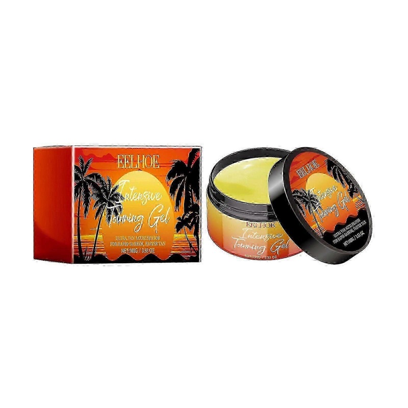 Eelhoe Help Black Care Gel Summer Beach Seaside Tanning Bronze Freshing And Moistrurizing