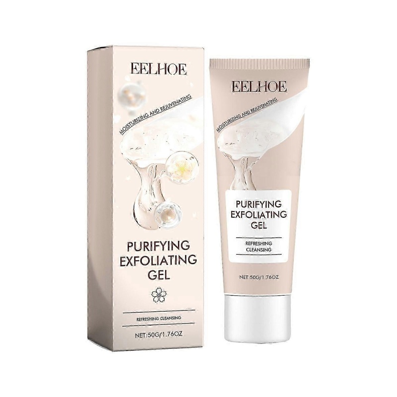 EELHOE Purifying Exfoliating Gel, Deep Facial Cleansing Pore Hydrating Oil Control Refreshing Exfoli