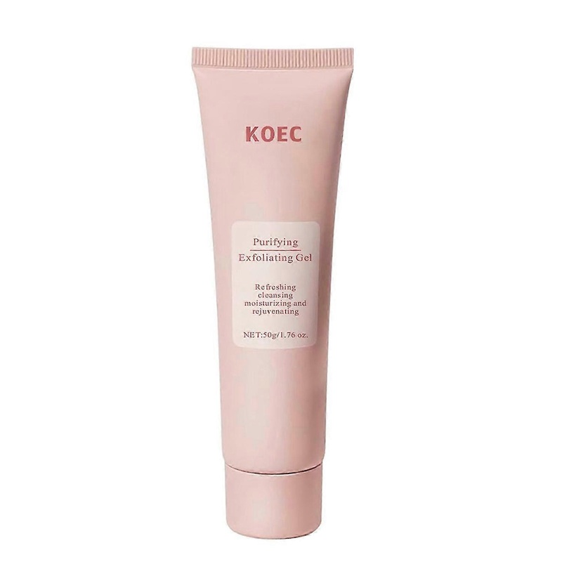 Purifying Exfoliating Gel Enzymes Deep Cleansing Gel Face Scrub Removes Dirt & Oil, Gentle Daily Facial Cleanser for All Skin Types