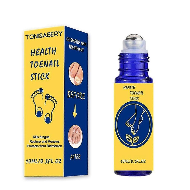 Roll On Nail Shield Stick, Natural Nail Strengthener for Damaged Nails, Portable Health Toenail Stick for Brittle Toenails, 10ml