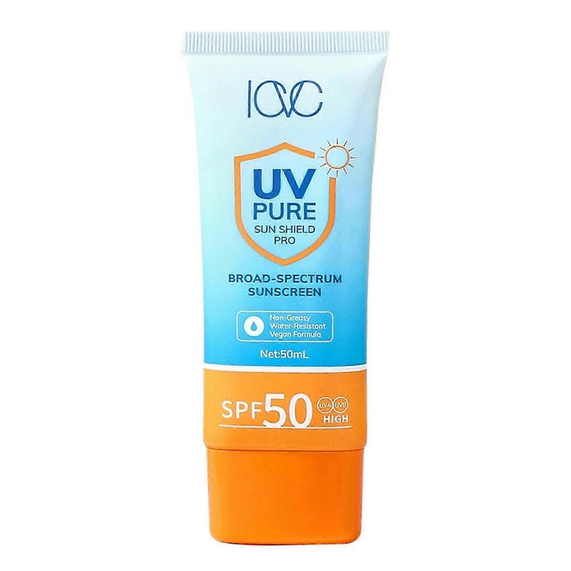 UV Pure Sun Shield Pro SPF50 Broad-Spectrum Sunscreen, Non-Greasy & Water-Resistant for Shopping Travel Beach