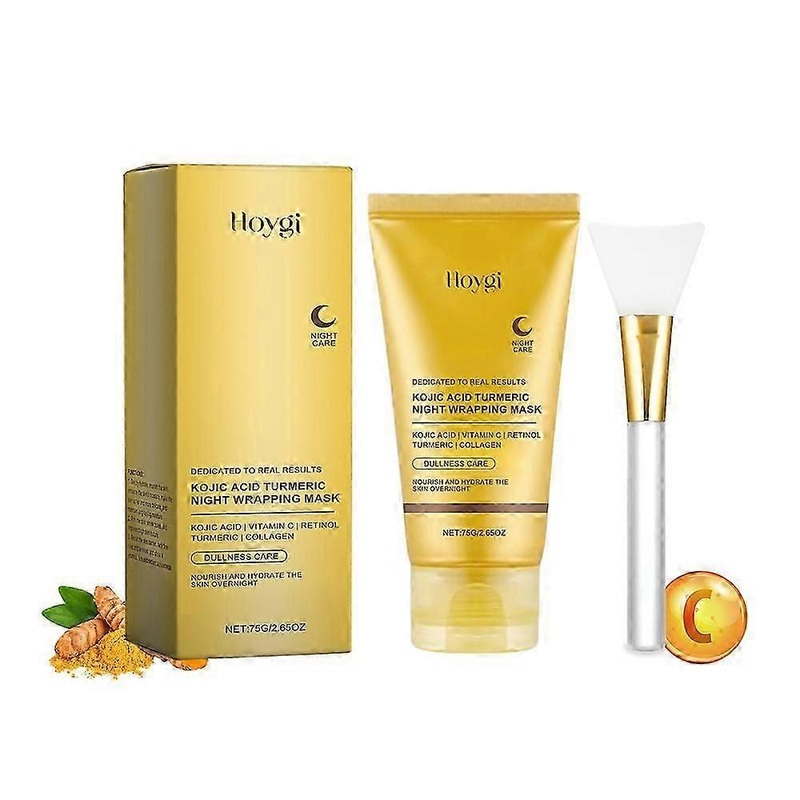 1-3 Pack Turmeric Peel-Off Face Mask for Brightening & Pore Cleansing