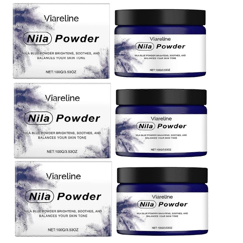1-3X Moroccan Blue Nila Natural Whitening for Skin& Face Anti-Aging Skin Care 100g