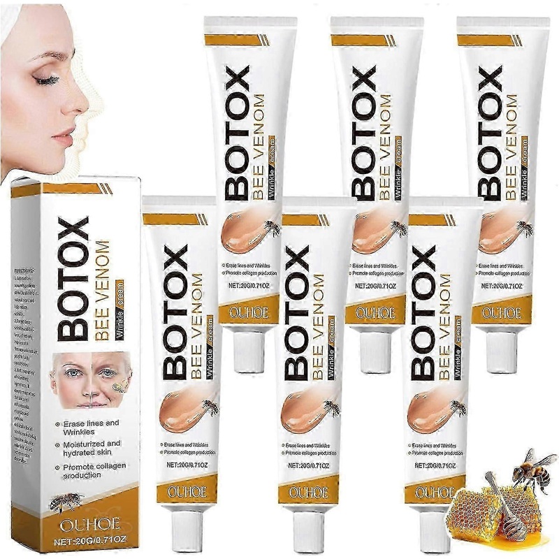 6x Bee Venom Wrinkle Removal Cream, Bee Venom Anti-Wrinkle Firming Cream, Bee Venom Cream-jc