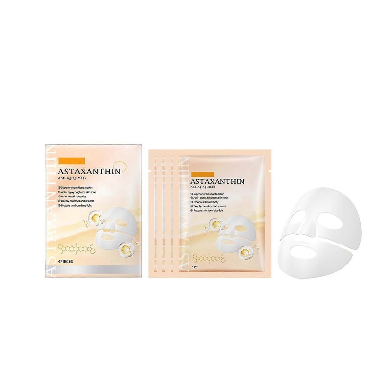Astaxanthin Facial Mask Repair Barrier To Enhance Compactness Elasticity Antiaging Moisturizing Tender PP