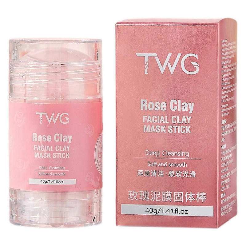 Green Tea Face Mask Stick, Deep Cleaning Clay Mask for Blackhead Removal, Pore Tightening & Oil Control