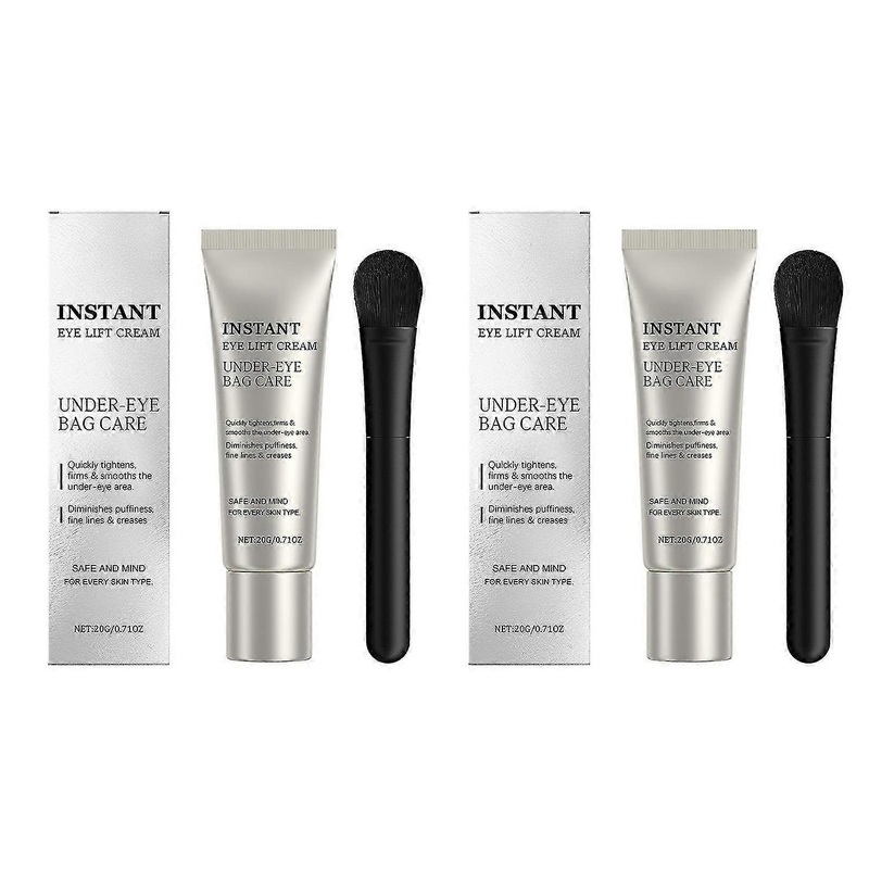 Instant Eye Lift Cream, Temporary Eye Tightener & Brush Set, Eye Tightener Cream for Eye Bags Puffiness & Dark Circles, Anti-Aging Fine Lines