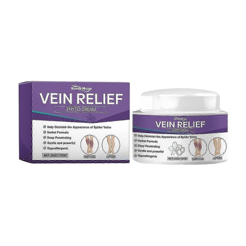 Vein Relief Phyto Cream: Professional Leg Treatment with Natural Anti-Varicose Soothing for Capillaries