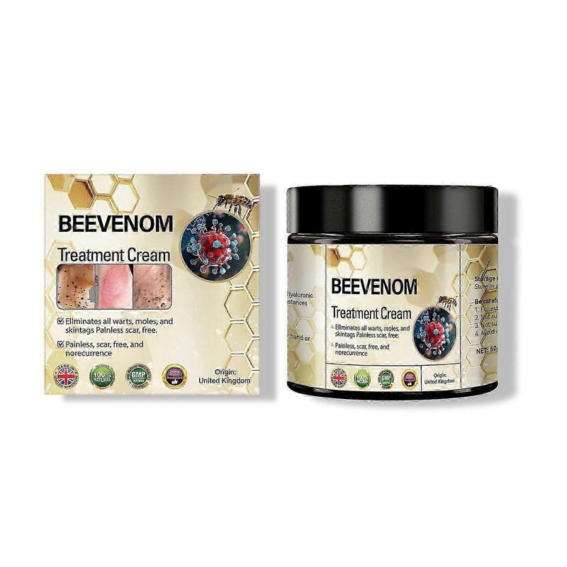 Bee Venom Comprehensive Cream, Professional Bee Venom Skin Treatment Cream, bee Venom All-in-One Cream, Anti-Aging, Hydrating, Natural Ingredients for