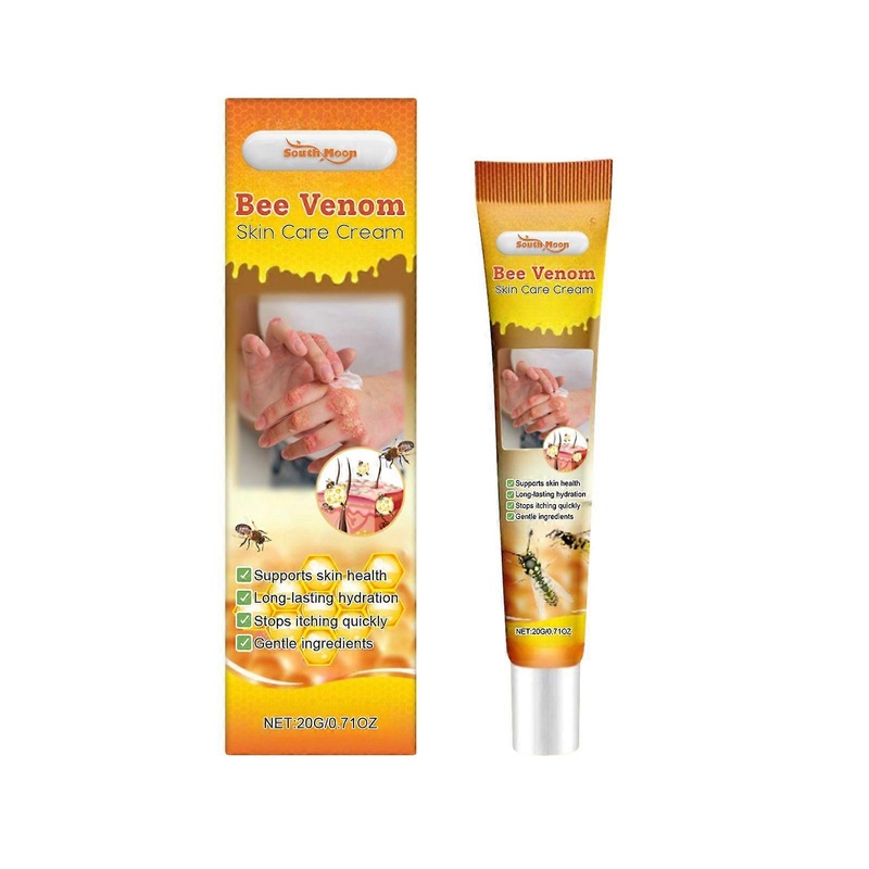 Bee Venom Pso-riasis Cream, Bee Venom Cream for Psori-asis, Psoriasis Treatments Cream, Skin Psoriasis Anti-Itch Soothing Cream for Redness and Discom
