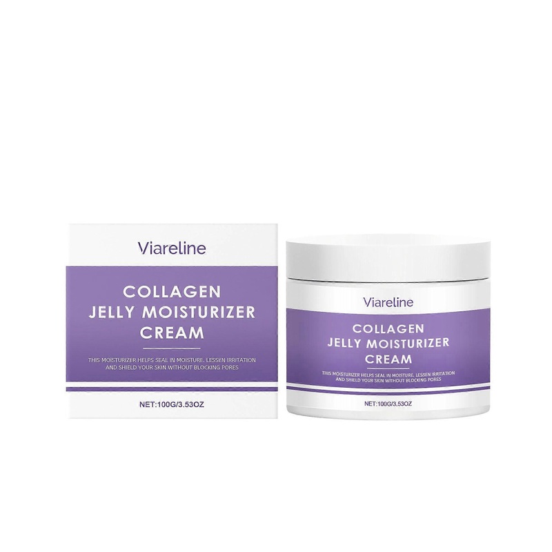 Collagen Jelly Cream - Hydrating, Anti-Aging, Skin Firming - 24 hours Moisturizing, Anti Wrinkles & Improves the Firmness and Elasticity of the Skin