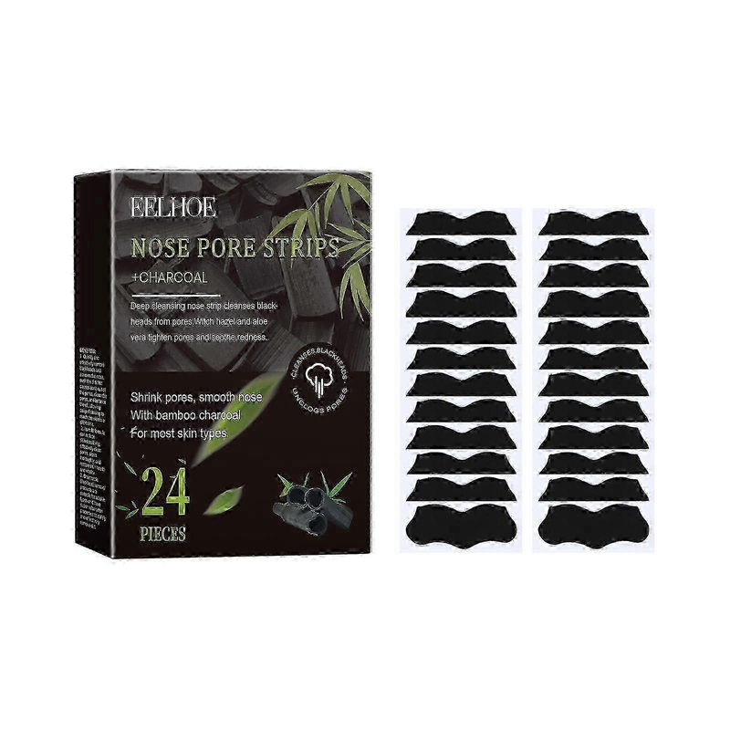 EELHOE Bamboo Charcoal Nose Strips - Deep Cleansing Pore Treatment ...
