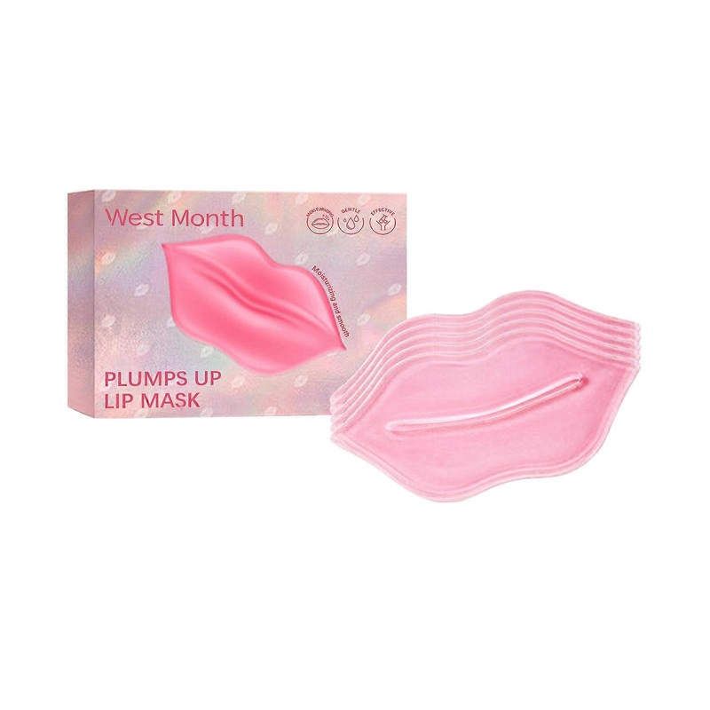 Hydrating Lip Mask - Aloe Vera & Hyaluronic Acid for Soft, Smooth Lips - 5 Pieces