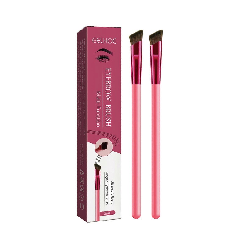 Multi-functional eyebrow pencil, smooth, color-holding, three-dimensional, natural, waterproof, sweat-proof, non-smudged, ultra-fine eyebrow pencil 2P