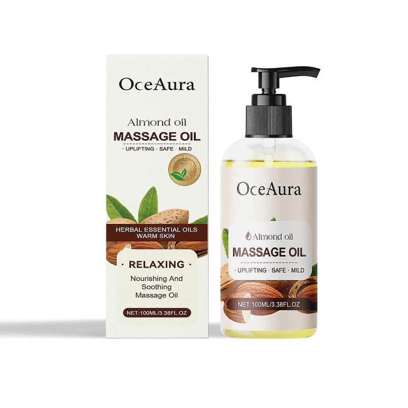 OceAura Almond Body Essential Oil Hydrating And Moisturizing Body Moisturizing Massage Essential Oil