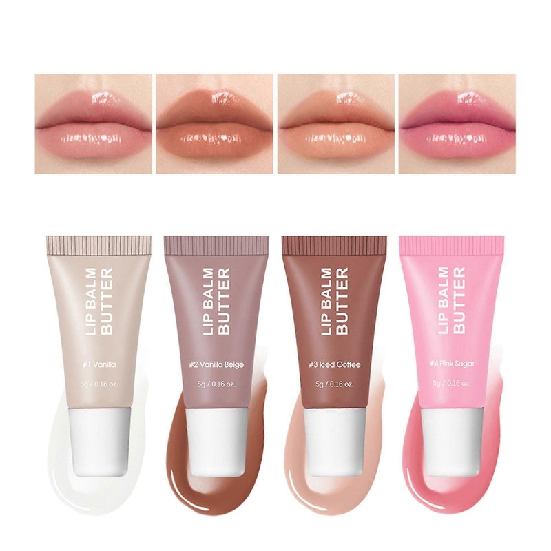 4pcs Long Lasting Nourishing and Moisturizing Lip Balm Gentle Lip Protection Essential Lip Care Great for Men and Women