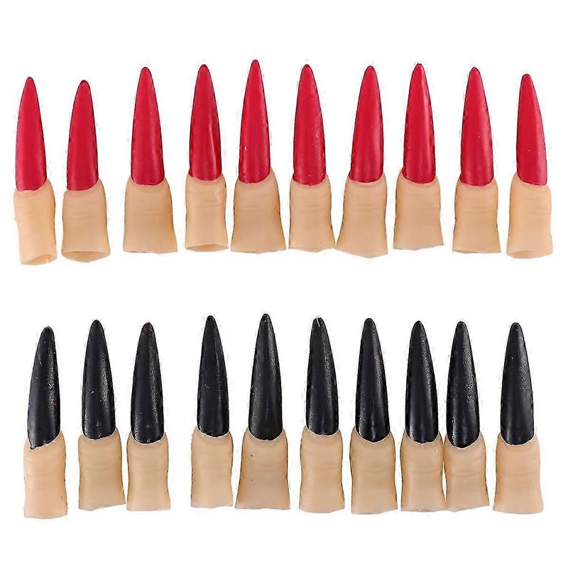 20Pcs Halloween Fake Nails Witch Nails Halloween Fingernails for Halloween Party
