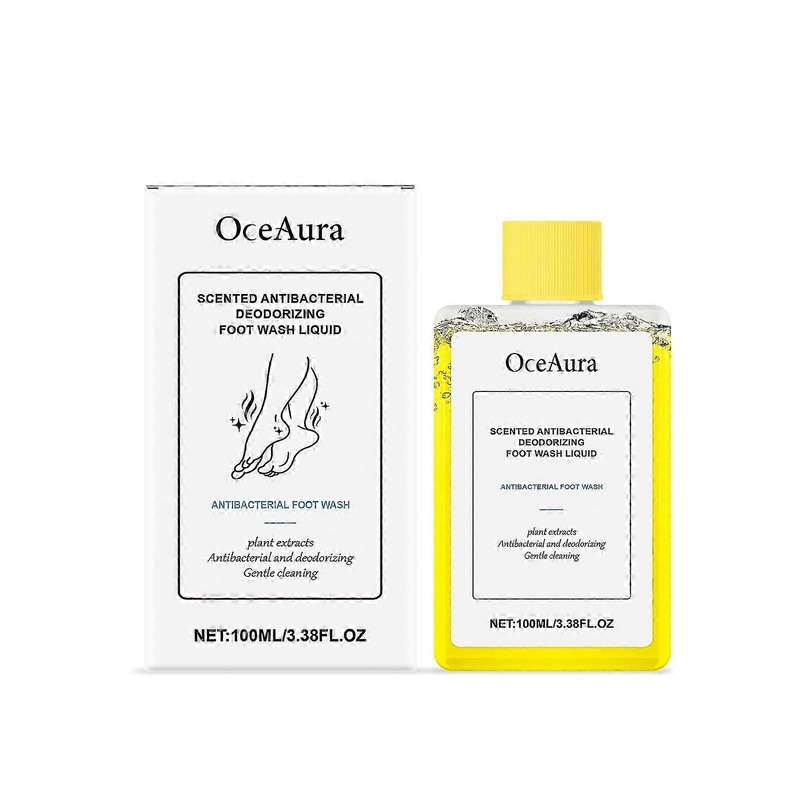 OceAura Foot Cleanser Moisturizes the foot skin care to remove dirt and smells cleanses your feet daily use