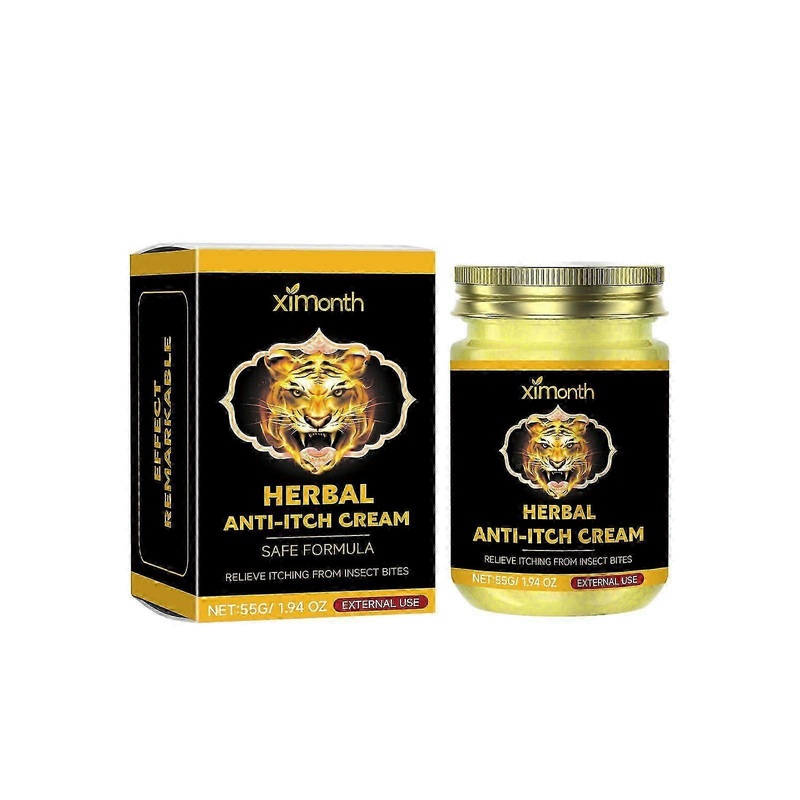 Ximonth Herbal Mosquito Anti-Itch Cream Herbal Gentle Formula Anti-Mosquito Bite Soothes and Long-lasting Protection