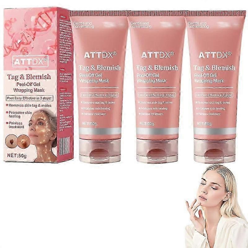 1/2/3x Blemish Peel Off Gel Wrapping Mask,blemish Peel Off Gel