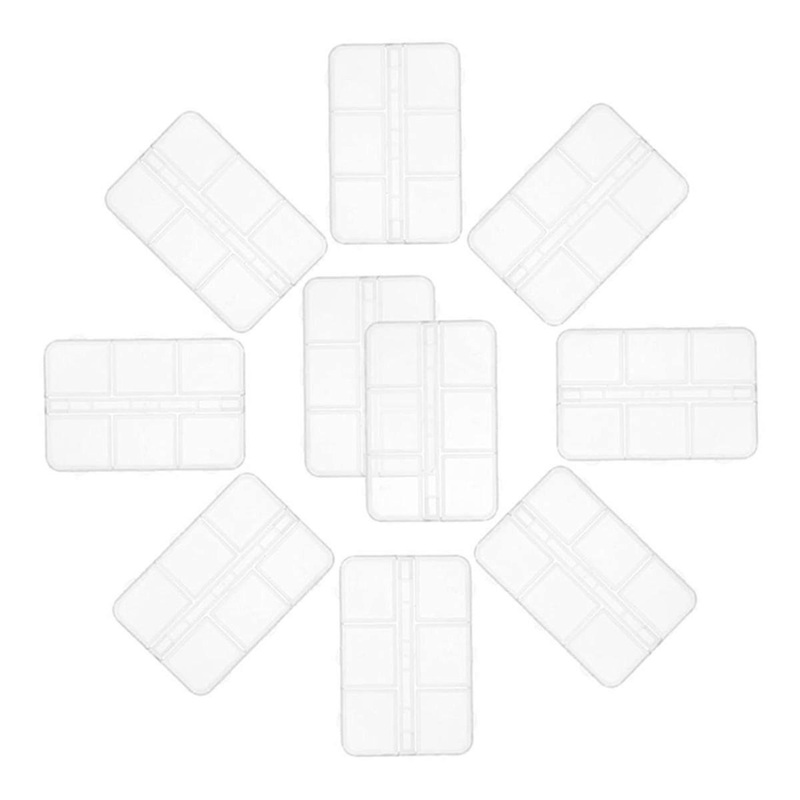 10pcs Nail Art Storage Box Nail Charm Storage Boxes Art Organizer