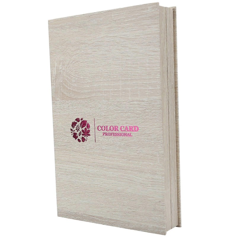 180 Colors Wood Nail Gel Polish Display Book False Nail Tip Display Color Card BookLight Color