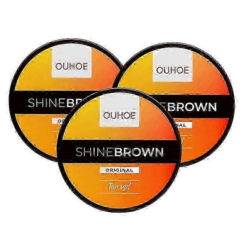3-Piece Tanning Cream Set - Long-Lasting Bronzer with Sun Protection for Natural UK Self-Tanning