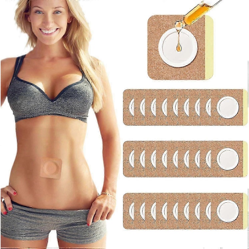 36Pcs Castor Oil Pack Wrap, Organic Cotton Castor Oil Patches for Belly Button