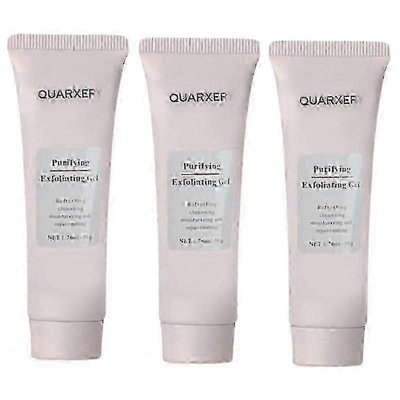 3x Exfoliating Gel Facial Scrub Cleanser Gels Whitening Moisturizer Repair Acne Blackhead Facial Scrub Cleaner Skincare