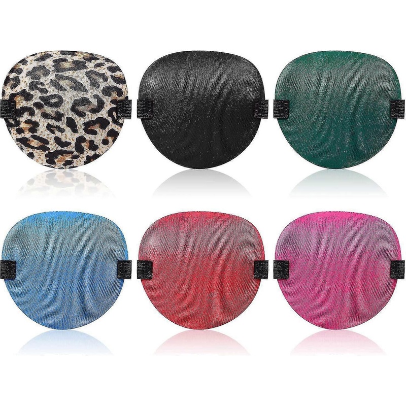 6pcs Eye Patches, Adjustable Medical Eye Patches For Adults & Kids, Comfortable 3d Amblyopia Lazy Eye Patches For Kids Left & Right Eye For Surgery Re