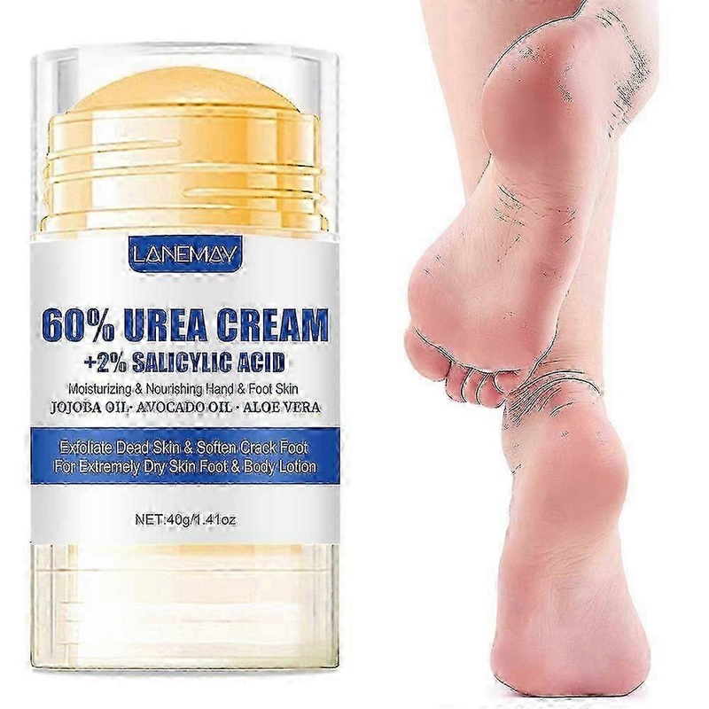 Anti-Cracking Foot Cream,Foot Cream Stick, 60% Urea Foot Cream and Urea Repair Plus Foot Cream, Foot Cream Very Dry Feet Callus, Moisturising & Crack-