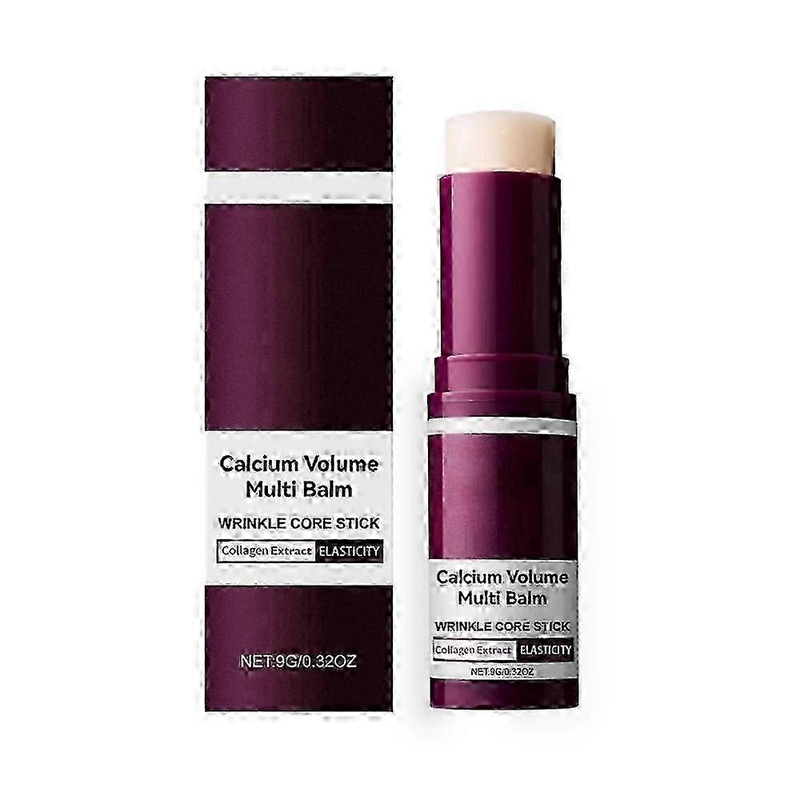 Calcium Volume Multi Balm Wrinkle Core Stick, Anti-Aging Firming Serum for Smoothing Fine Lines
