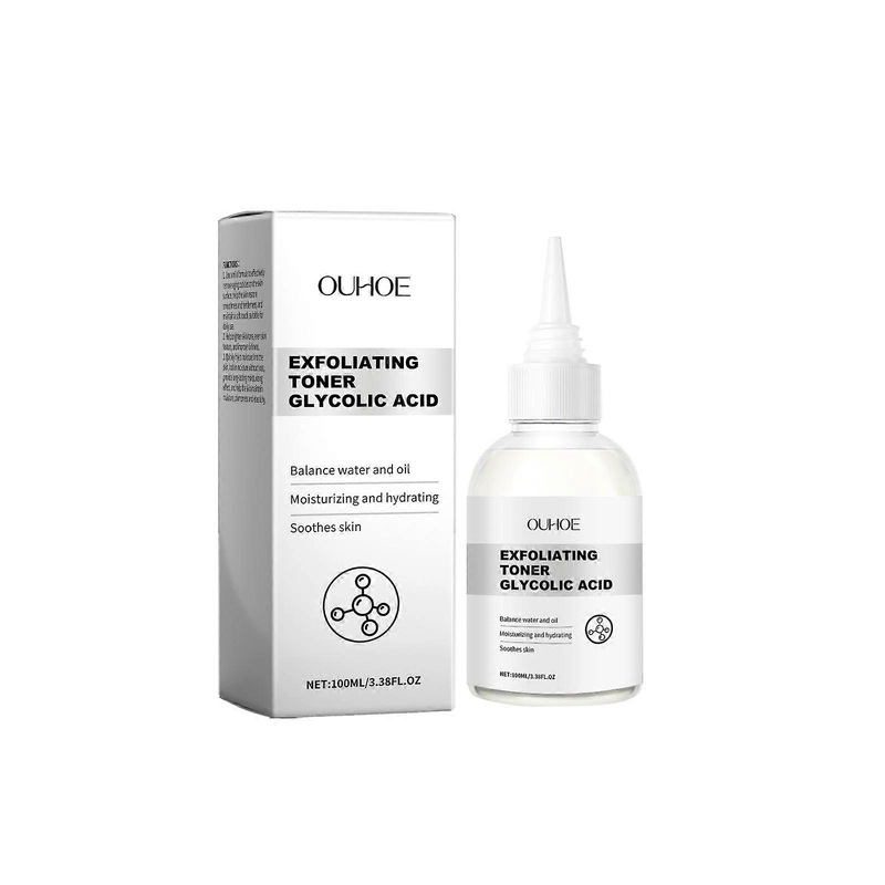 OUHOE Exfoliating Moisturizing Toner Moisturizing and Gently Improve Skin Condition Brightening Toner