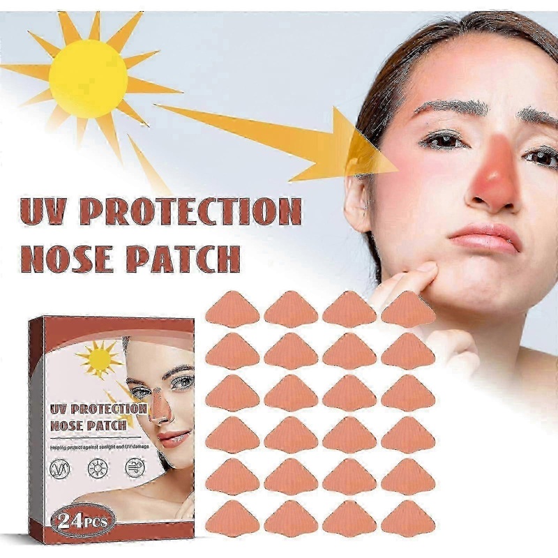 Outdoor Nose Plaster Sun Protection Strips, 48-Pack for Summer Sports and Nose Protection from UV Rays