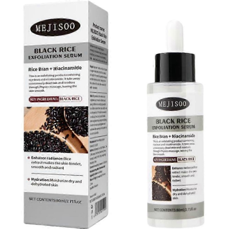 Peel Shot Glow White Rice Peeling Ampoule, Soft Exfoliating Face And Body Scrub Dead Skin Cells Remover For All Skin Types 80ml