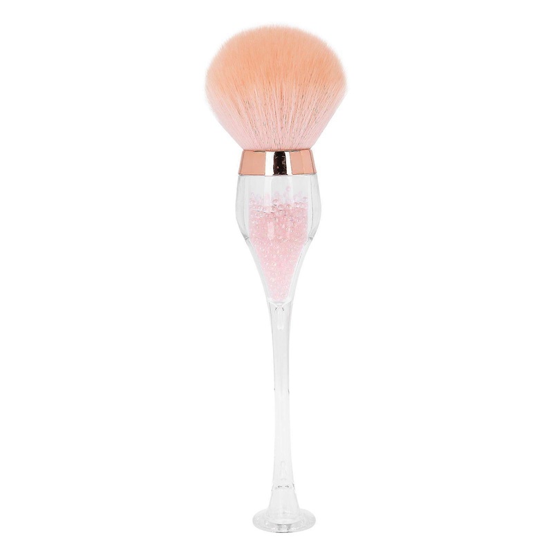 Professional Nail Art Dust Removal Brush Portable Blusher Loose Powder Brush Manicure Tool
