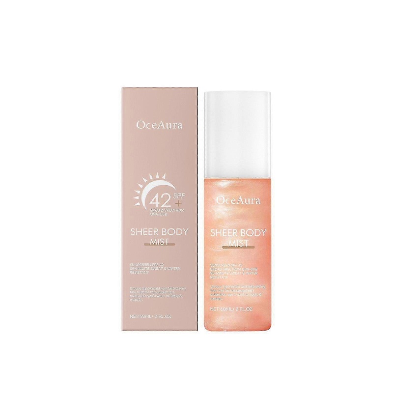 Refreshing Sunscreen Spray Body Sun Block Isolation Mist Long Lasting Uv Protector Summer Outdoor Brightening Moisturizer Serum