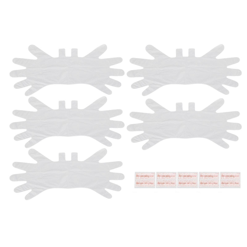 5Pcs Moisturizing Gloves Effective Exfoliation Smoother Skin Hand Peel Mask for Home Beauty Salon