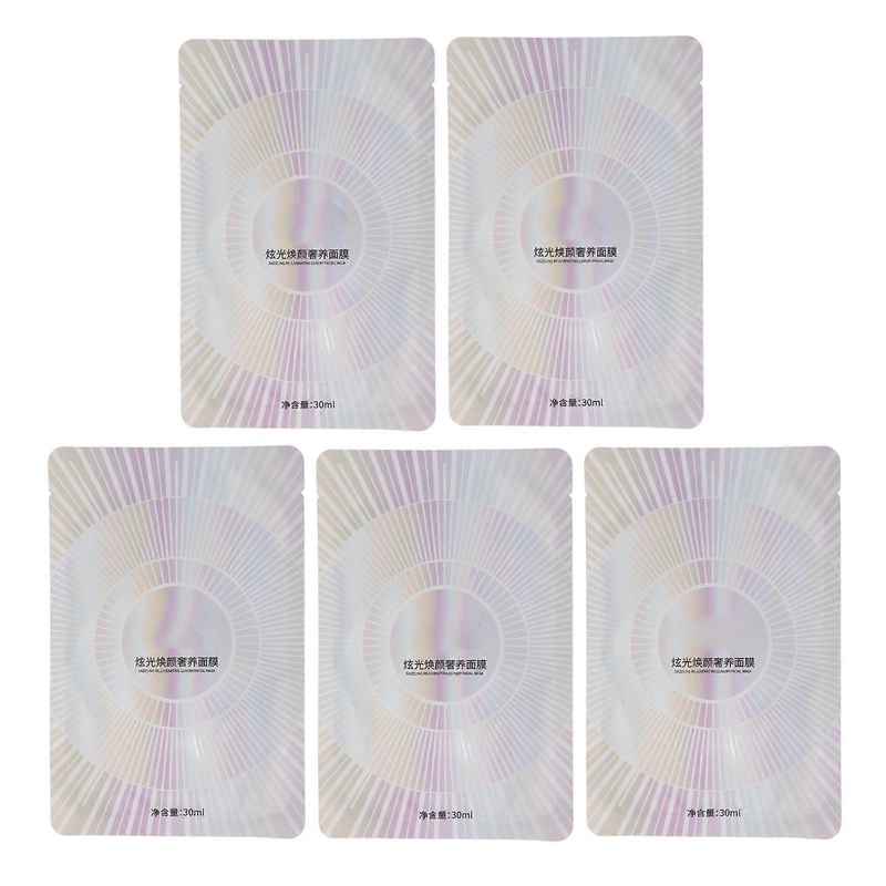 5pcs Moisturizing Hydrating Facial Sheet Men Women Nourishing Soothing Facial Mask for Skin Care